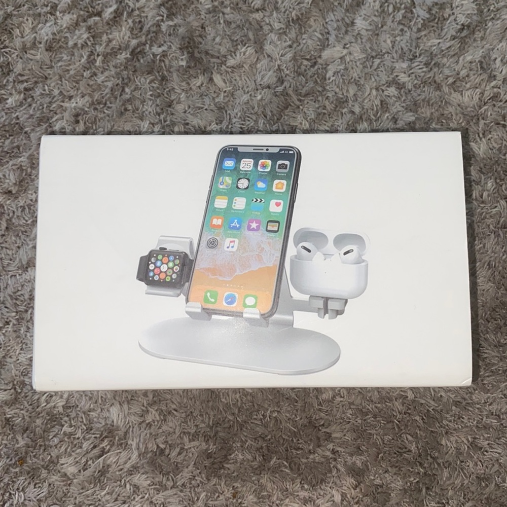 Multi function Apple charging stand